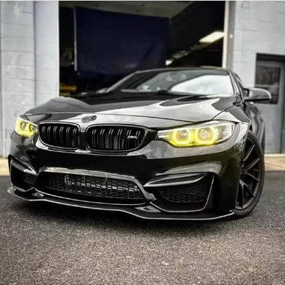 SOCAL-LED LIGHTING Yellow Angel Eye Daytime Running Light DRL Non-Adaptive Headlight Insert Diode Module LED Control Unit Fit for BMW 2018-2020 F32 F33 F36 4 Series LCI, Pack of 2