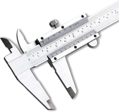 Spurtar Vernier Caliper Measuring Tool 6", 0-6Inch/0-150mm Manual Non Digital Calipers, 0.001"/0.02mm High Precision Durable Micrometer