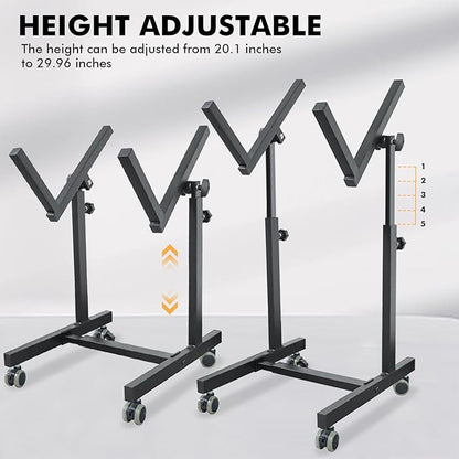 UPELLA Heavy Duty Amplifier Stand, Adjustable Amps Speaker Cabinet Stand Combo Holder, Audio Rack, Guitar Amplifier Stand