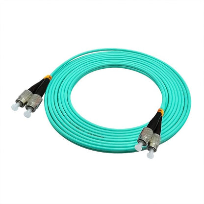 Jeirdus 20Meters 65ft Duplex 50/125 10G OM3 Multi-Mode Fiber Optic Cable Jumper Optical Patch Cord FC-FC