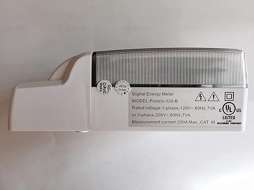 DAE P254-600 KIT, 600A, RS485, UL kWh Smart Submeter, 3 Phase, 120-480V, 3 Split Core CTs (Inner Dia. 1.38 inch)