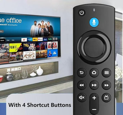 Voice Remote Replacement for Stick 4k 3rd Gen, Fit for Smart TV Stick/ 4K Max, 3rd Gen, 2nd Gen, Lite, Cube(1st Gen & 3nd Gen)