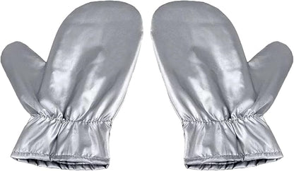 EVEME 1 Pair Garment Steamer Ironing Gloves Anti Steam Glove Heat Resistant Garment Steamer Mitt, Garment Steamer Accessories for Clothes (1 Pair Steamer Ironing Gloves)