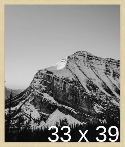 Frame It Easy 33 x 39 Wheat Wood Frame (Derby)