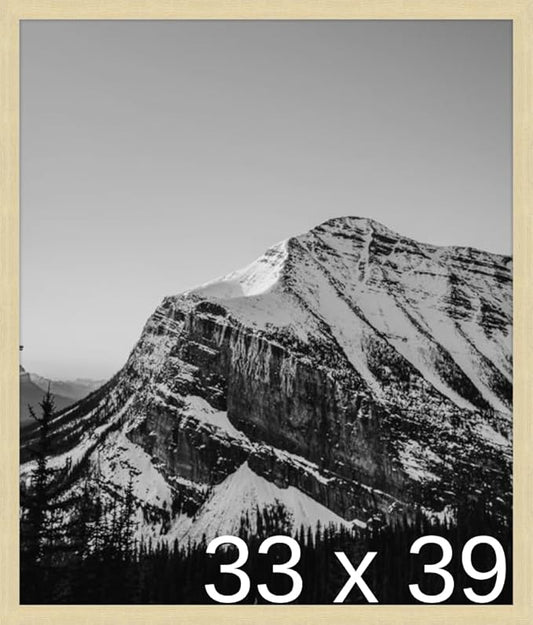 Frame It Easy 33 x 39 Wheat Wood Frame (Derby)