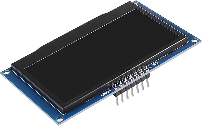 ACEIRMC 2.42 inch 128x64 OLED LCD Display Module SSD1309 7 Pin SPI/IIC I2C Serial Interface for Arduino UNO R3 (Blue)