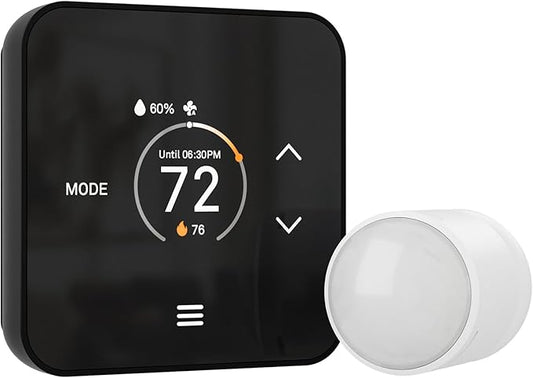 Lux TQX Smart Thermostat for Home, Programmable WiFi with Matter Protocol, Occupancy Sensing, Includes 1 Remote Sensor - Works with Apple Home, Alexa, Google Home - C-Wire Included