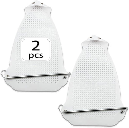 2025 Universal Iron Covers Anti scalding, Pressing Cloth for Ironing,Suitable for steam Ironing pad Accessories Made of fine Fabrics Such as Silk and Wool. 2-Pack (0.5mm)