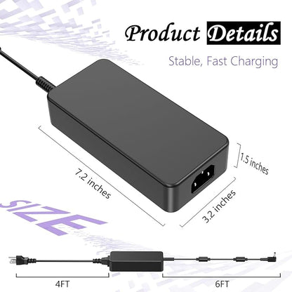 280W 14.36A 19.5V AC Charger for Acer Predator Helios 300 PH315-55 PH315-52 PH317-56 Nitro 16 AN16-51 Nitro 5 AN515-46 AN515-58 ADP280DB B A21-280P1A Laptop Power Adapter Supply Cord