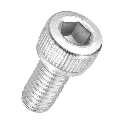 Kozelo 50pcs Socket Head Cap Screws - [M5-0.8 x 10mm] 304 Stainless Steel Allen Socket Drive for Electrical Motor 3D Printing Fan Engine Replacement Use, Silver