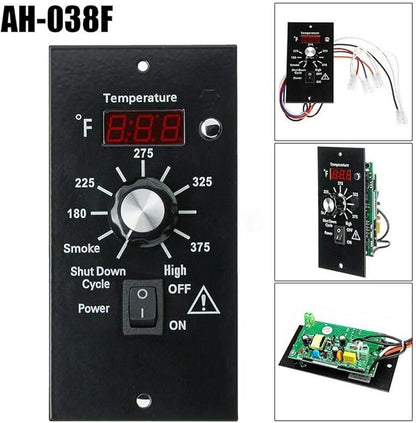 Digital Thermostat Controller, LED Display Temperature Control Panel Barbecue Grill Replacement Part, Replacement Thermostat Kit Parts Digital Pro Controller for All Traeger