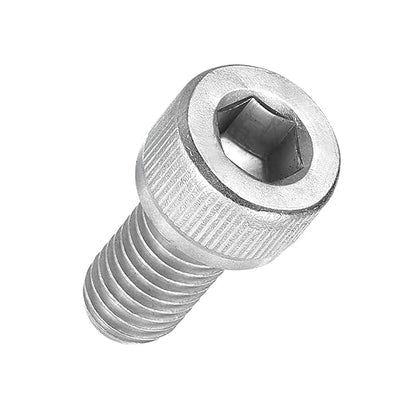 Kozelo 25pcs Socket Head Cap Screws - [M8-1.25 x 16mm] 304 Stainless Steel Allen Socket Drive for Electrical Motor 3D Printing Fan Engine Replacement Use, Silver