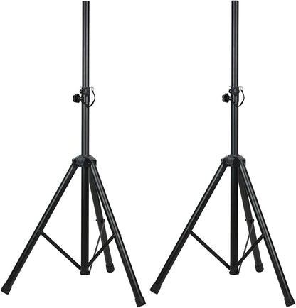 Howonder Heavy Duty Speaker Stand, PA Speaker Stand,Speaker Tripod Stand, Adjustable Height from 44 to 72 Inches，Hold up to 150lbs, HD-300 (2 Packs Black)