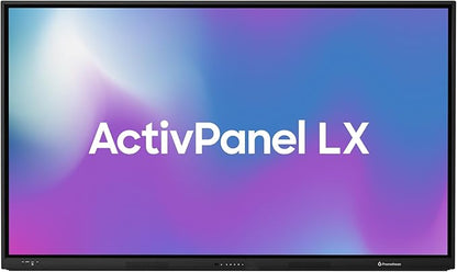 Promethean ActivPanel LX WS Digital Whiteboard for Office or Classroom, 4K UHD, Interactive Display, OS Flexible Device, 3 Year Onsite Support (75")