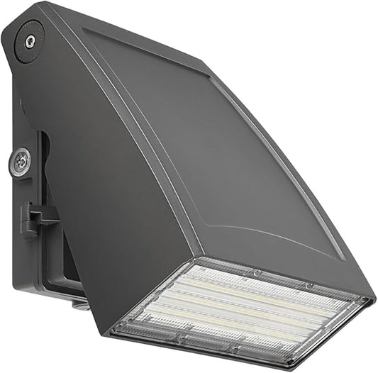 kadision 60W LED Wall Pack Light with Dusk-to-Dawn Photocell, 0-90° Adjustable Full Cutoff Outdoor Wall Light for House Yard Garage, 7800lm 5000K Daylight 100-277V ETL Listed