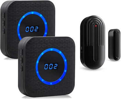 SanJie Wireless Door Chime for Business When Entering Door Entry Chime Door Bell with 800Ft Range Door Chimes When Door Opens for Home Door Alarm with Chime Adjustable Volume