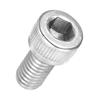 Kozelo 30pcs Socket Head Cap Screws - [M6-1 x 12mm] 304 Stainless Steel Allen Socket Drive for Electrical Motor 3D Printing Fan Engine Replacement Use, Silver