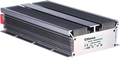 Cllena 24V to 12V Step Down Converter Voltage Regulator 165A 1980W Waterproof DC Buck Transformer Power Supply