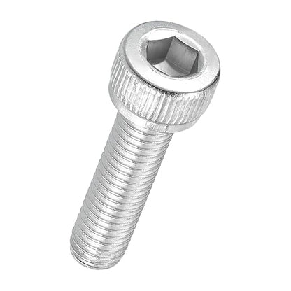 Kozelo 40pcs Socket Head Cap Screws - [M5-0.8 x 20mm] 304 Stainless Steel Allen Socket Drive for Electrical Motor 3D Printing Fan Engine Replacement Use, Silver