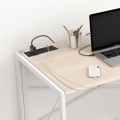 20W Recessed Power Strip USB C Fast Charge Desk Power Outlet Type C Flush Mounted Extension Power Plug for Conference Countertop Desktop Drawer Sofa ETL Listed 10ft Power Cord