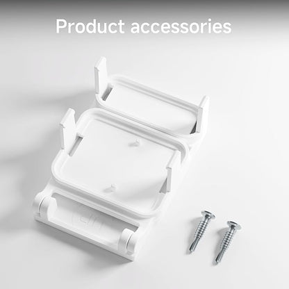 Garage Door Bracket for SimpliSafe Alarm Contact Sensor | Secure Mount with Quick-Snap Clip & Screws | Easy Install Accessory (Sensor Not Included)