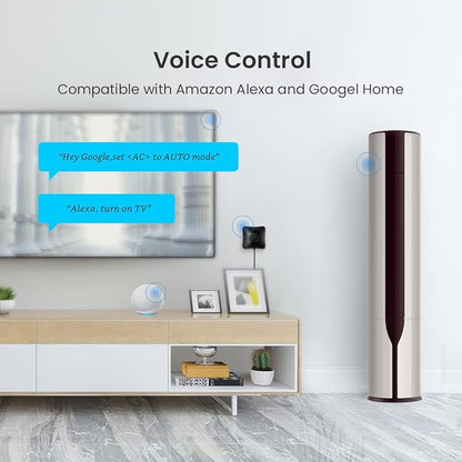 Broadlink RM4 pro IR RF 433/315MHz (No encryption, Fixed Code) WiFi Universal Remote Smart Home Automation Compatible with Alexa and Google Home
