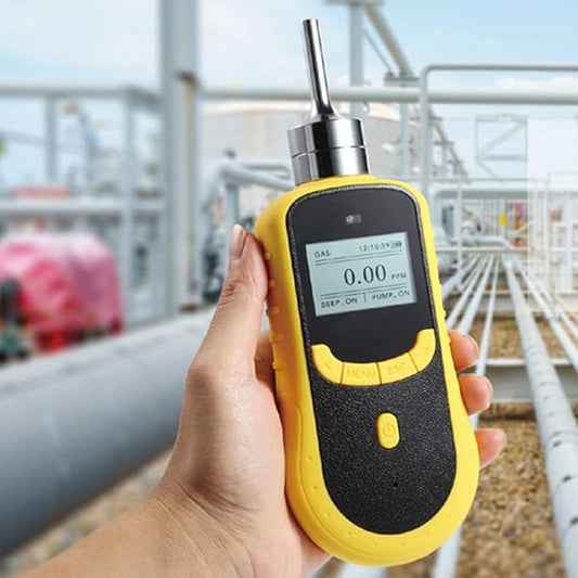 ATO Portable High Sensitivity Chlorine (Cl2) Gas Leak Detector, 0 to 100 ppm, with Sound and Light Alarm