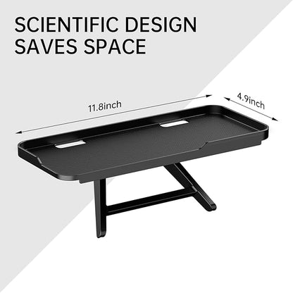 CABTE 2 Pcs TV Top Shelf- Adjustable Monitor Screen Shelf, TV Top Storage Bracket Computer Screen Shelf for Soundbar, Media Boxes, Game Console, Router and Home,11.8 x 4.9in