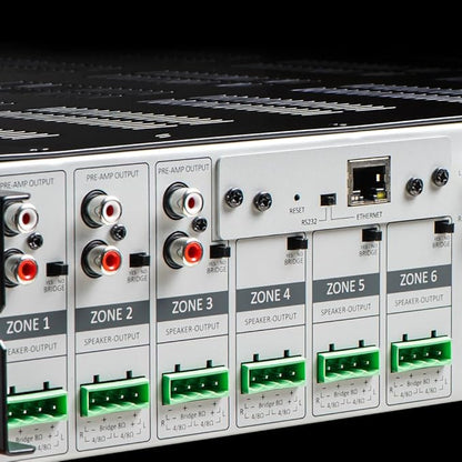 OSD Audio Nero Max12: 6-Zone, 6-Source Amplifier 80W Power, Multi-Room Audio Control, App Integration for iOS & Android, Expand up to 18 Zones, Control4 Driver Support