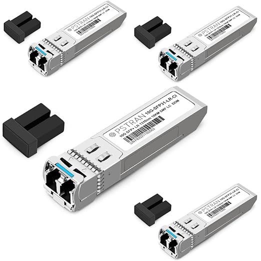 OPSTRAN 10GBASE-LR SFP+ Optical Transceiver Module Compatible with Palo Alto PAN-SFP-Plus-LR 10G SFP+ LR 1310nm 10km DDM Duplex LC SMF 4 Pack