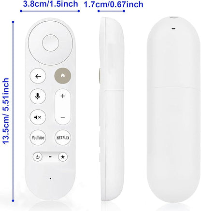 Upgrade New Replacemen Remote Voice Control Only for Chromecast-Google-TV 4K/ HD, for Google TV Streamer (4K) Box