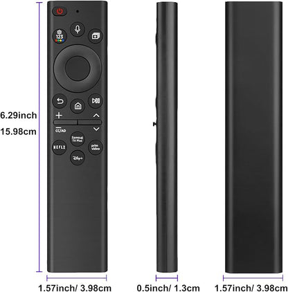 Voice Replacement Remote Control for All Samsung TV Curved Frame UHD QLED LED 4K 8K Smart TVs, with Voice Function