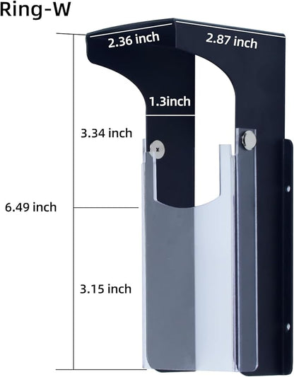 "Black Doorbell Rain Cover - Waterproof, Anti-Glare - Compatible with Blink/Google Nest/Arlo Video Doorbell".