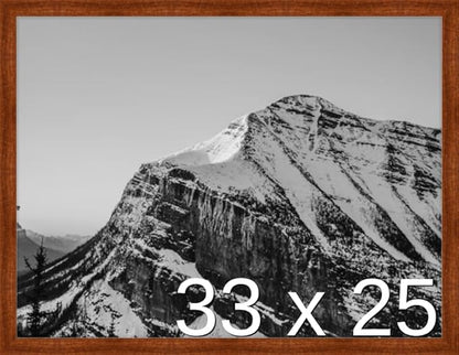 Frame It Easy 33 x 25 Russet Wood Frame (Derby)