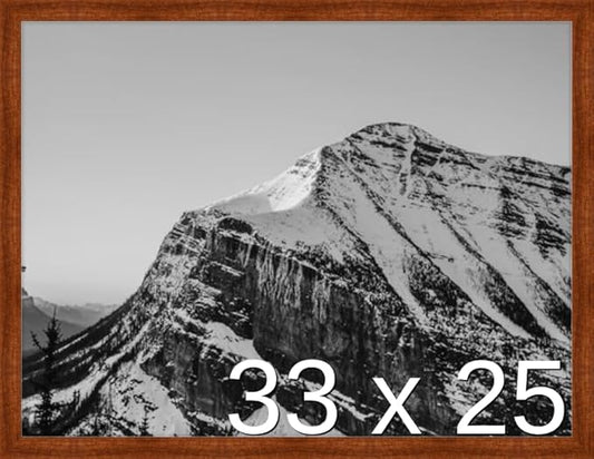 Frame It Easy 33 x 25 Russet Wood Frame (Derby)