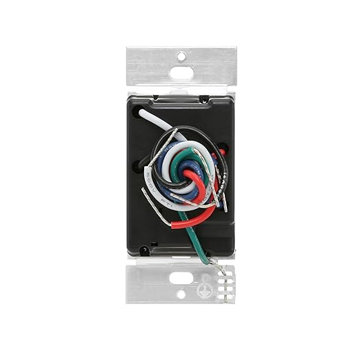 Lutron Claro Smart Light Switch w/ Wall Plate for Caseta Lighting, for LED Lights, Fans, 5 Amp, Single-Pole/3-Way, Neutral Required, DVRFW-5NS-WH-A, White