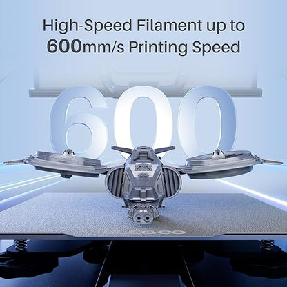 ELEGOO Rapid PLA Plus Filament 1.75mm Yellow 1KG, PLA+ 3D Printer Filament for 600 mm/s High Speed Printing, Dimensional Accuracy +/- 0.02 mm, 1kg Cardboard Spool(2.2lbs)