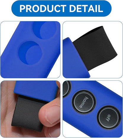 Protective Silicone Sleeve Case for SimpliSafe KeyFob - Arm and Disarm Remotely, Flexible Case for SimpliSafe Home Security System KeyFob - Latest Gen (Blue)