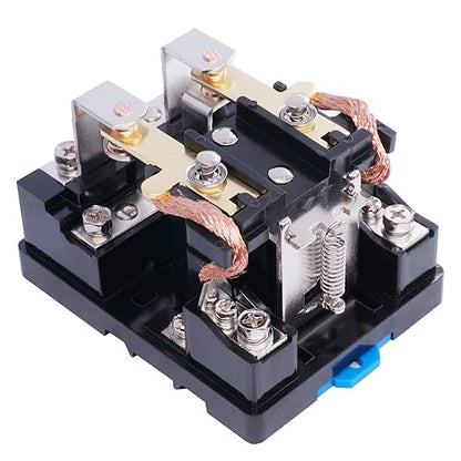 TWTADE/JQX-62F-2Z Coil Voltage AC 12V 80A DPDT Electronmagnetic Relay,High Power Relay (AC 12V)