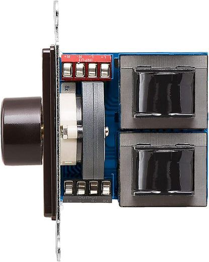 OSD Audio 300W in Wall Volume Control Impedance Matching for Home Speakers, Rotary Knob Brown SVC300