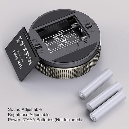 BlueSnail Kitchen Timer with LED Digital Display Smart Efficana for Home Classroom Gym Office, Volume and Brightness Adjustable Productivity Timer (Guncolor)