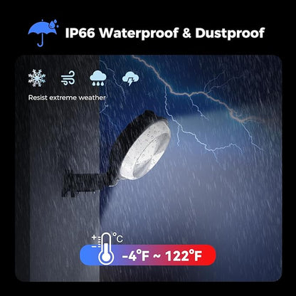 AIKVSXER LED Barn Light 160W Dusk to Dawn LED Outdoor Area Security Light with Photocell 24000LM IP66 Waterproof 6500K Daylight for Yard Street Farm Garden Garage 1 Pack
