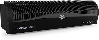 Vornado TRANSOM AE Window Fan with Alexa, 4 Speeds, Reversible Exhaust Mode, Weather Resistant Case, Whole Room, Black