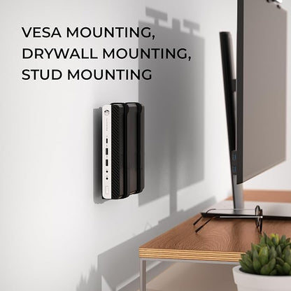 HumanCentric Universal Wall and VESA Mount, Adjustable Strap for Small Computers, UPS Units, Cable Boxes, Modems and Other Electronic Devices, Mounts on The Wall or Back of a Computer Monitor