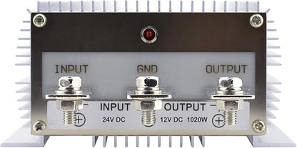 Cllena DC 24V Step Down to 12V 85A 1020W DC/DC Voltage Converter Regulator Waterproof Buck Transformer Power Supply
