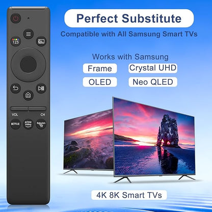 Universal Remote for Samsung TV Remote, Replacement Compatible with All Samsung Smart TV LED QLED UHD LCD HDTV Frame Curved Smart TV