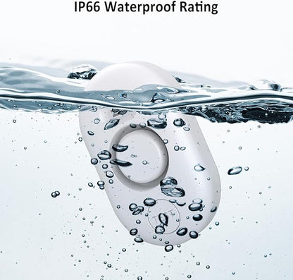 3 Pack WD61 Water Leak Detector for Home, Support Pair with METAK W13 WiFi Gateway (Sold Separately) for App Alert, Water Flood/Drip Sensor Alarm for Basement/Kitchen/Bathroom/Laundry Room,Sink/Pipe