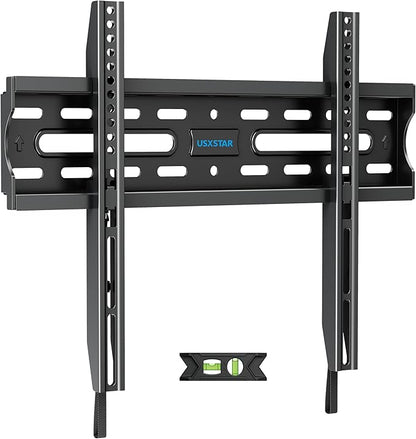 Fixed TV Wall Mount for Most 26-60 Inch Screen, Low Profile TV Mount with Quick Release Lock, Ultra Slim Wall Mount Bracket, Max VESA 400x400mm, Holds up to 99 lbs, up to 16”Wood Studs by USX STAR
