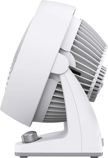 Vornado 133DC Energy Smart Compact Air Circulator Fan with Variable Speed Control, Powerful Personal Cooling, Signature Vortex Action, Adjustable Tilt, Fan for Bedroom, Kitchen, and Home, White