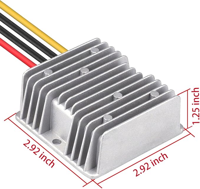 Cllena DC/DC 12V to 48V Boost Converter 5A 240W Step Up Voltage Regulator Module Car Power Supply Voltage Transformer (Input 10V-16V)